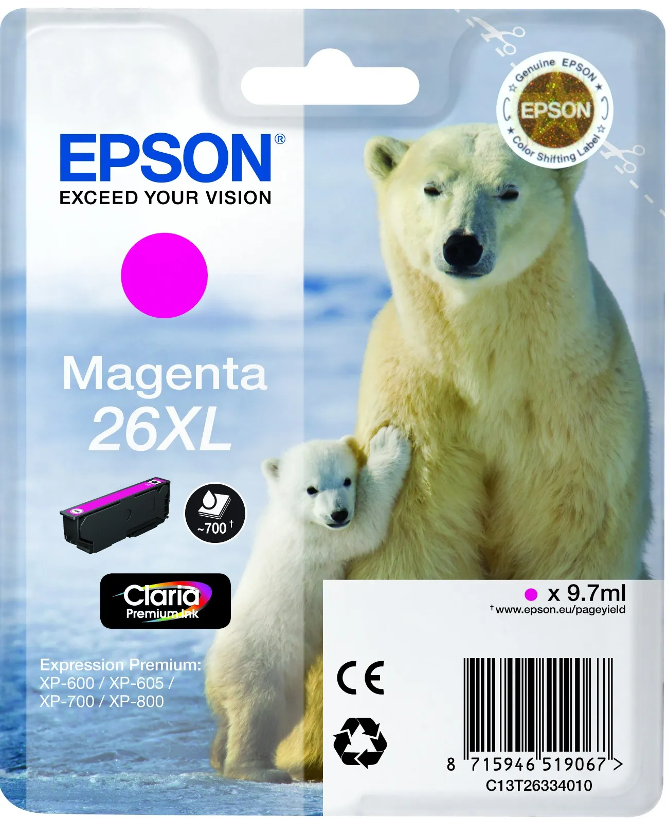 Epson Polar bear Cartuccia Magenta XL - immagine 1