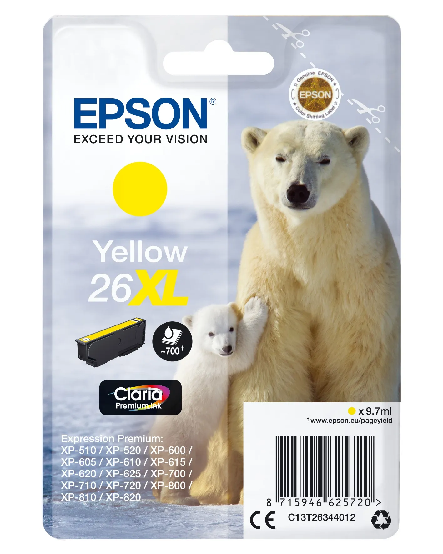 Epson Polar bear Cartuccia Giallo XL - immagine 1