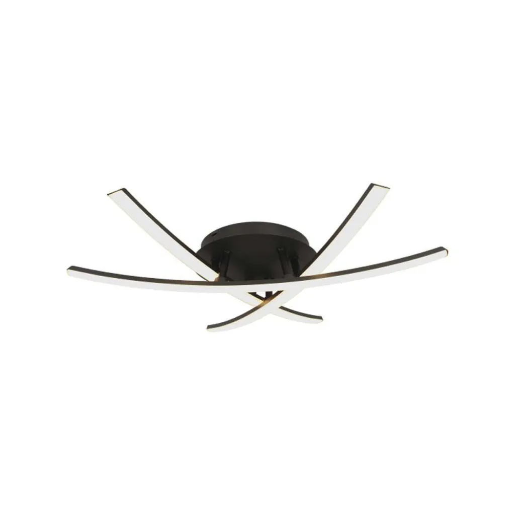 V-TAC Lampadario LED dal Design Moderno 3L 20W Colore Nero 460*410*125mm 3000K - immagine 1