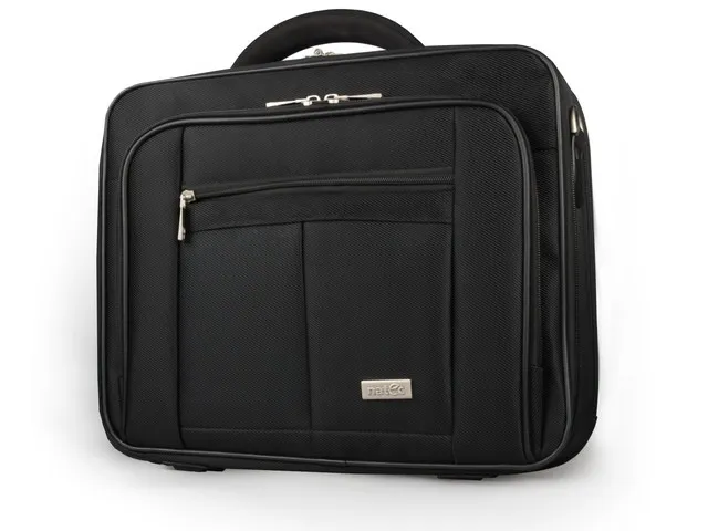 Custodia per laptop Natec Boxer da 156 - Sistema antiurto - Resistente all'abrasione - Ampia capacità - Nera - immagine 1