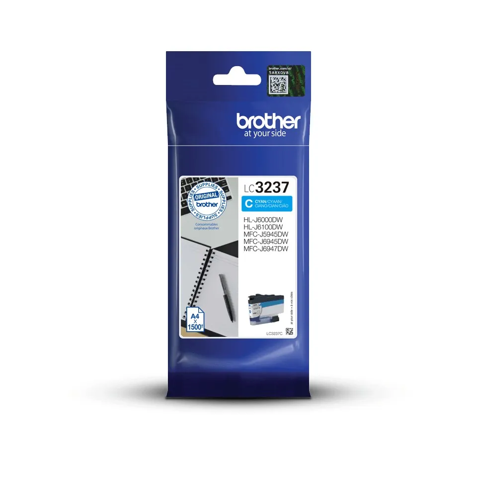 Originale Brother LC3237 cartuccia ciano - LC3237C - immagine 1