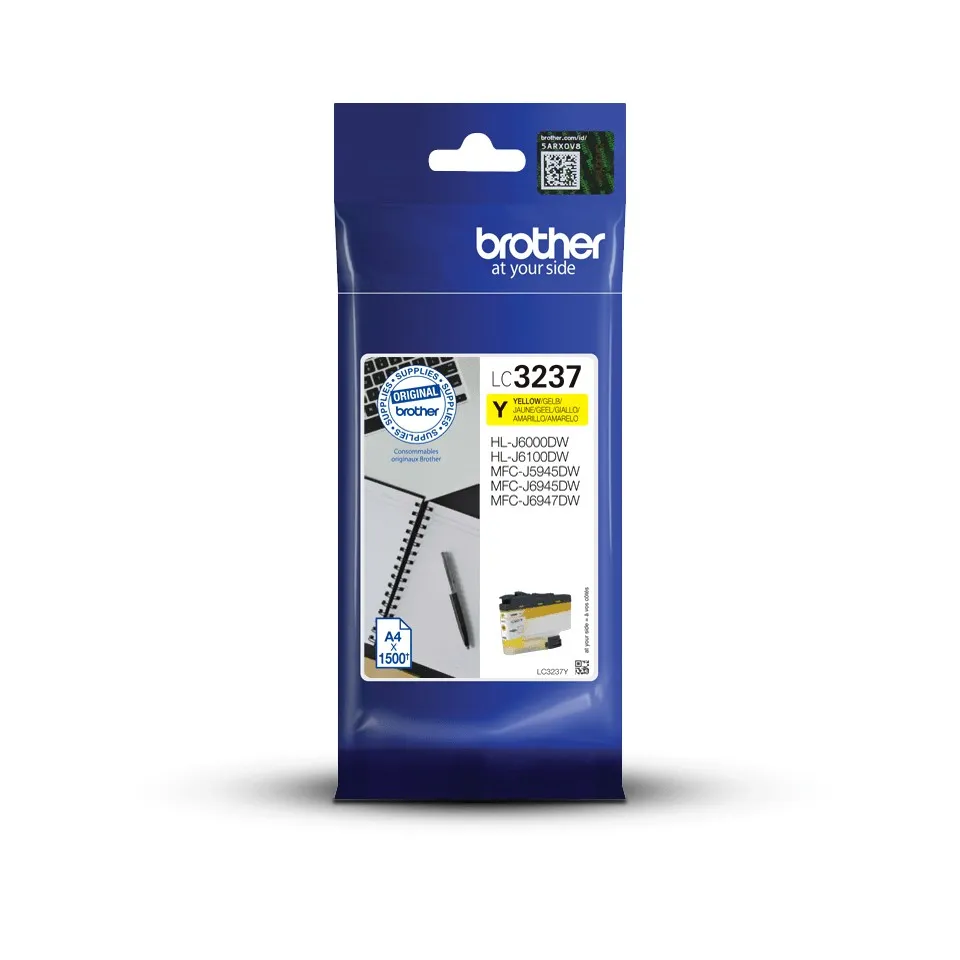 Originale Brother LC3237 cartuccia giallo - LC3237Y - immagine 1