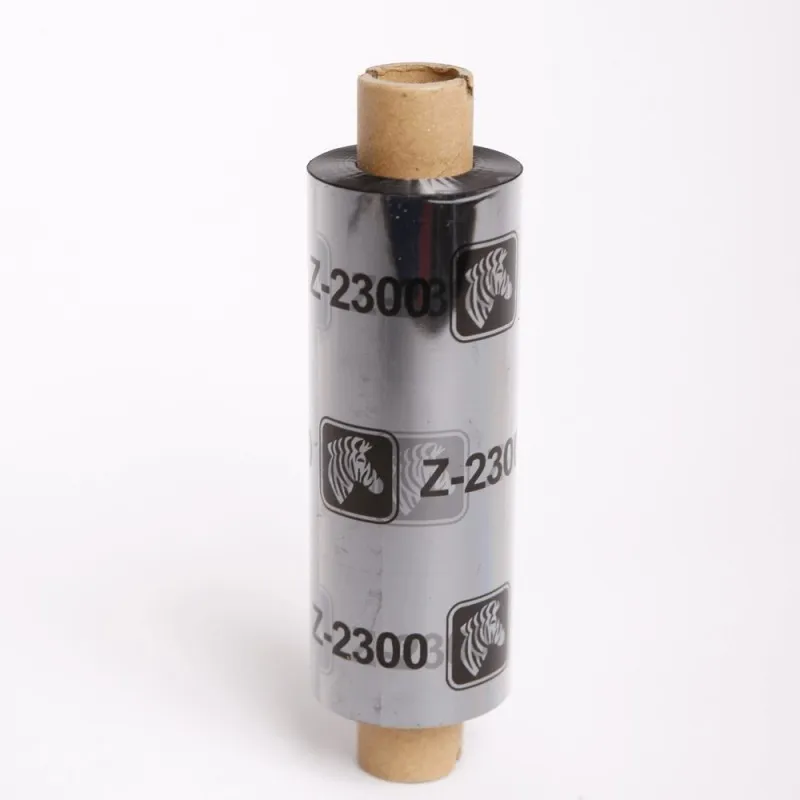 ORIGINALE Zebra nastro a trasferimento termico nero 02300GS08407 2300 WAX 12 Rotoli cera 84 mm x 74 m nucleo: 127 mm - immagine 1