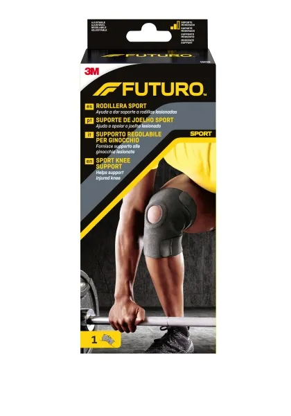 Ginocchiera Futuro Sport - Regolabile (33 - 444 cm) - Nera - immagine 1