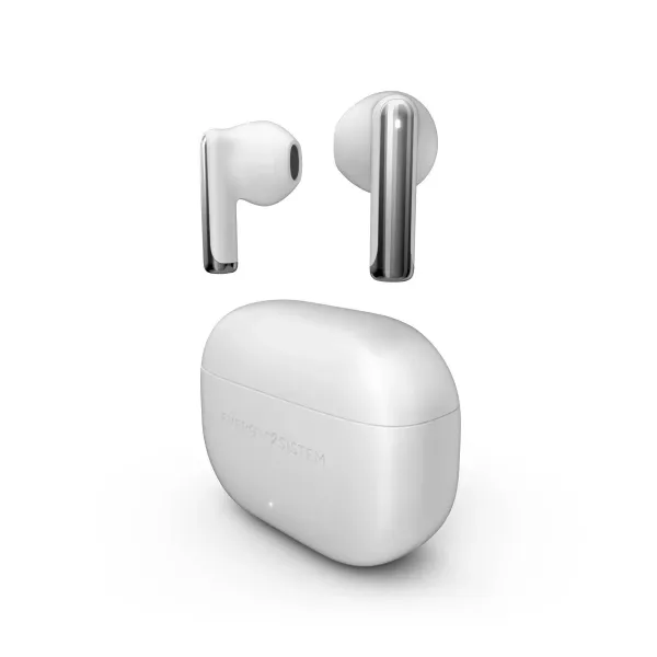 Auricolari wireless Energy Sistem StyleBuds - Bluetooth 5.4 - Microfono con cancellazione del rumore - Durata della batteria 25 ore - Modalità bassa latenza - Configurabili con ESmart Connect - Bianco - immagine 1
