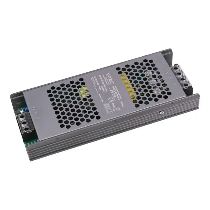 V-TAC Alimentatore LED Slim in Metallo 360W 24V 15A con 1 Uscita 208x82x32mm IP20 - immagine 1