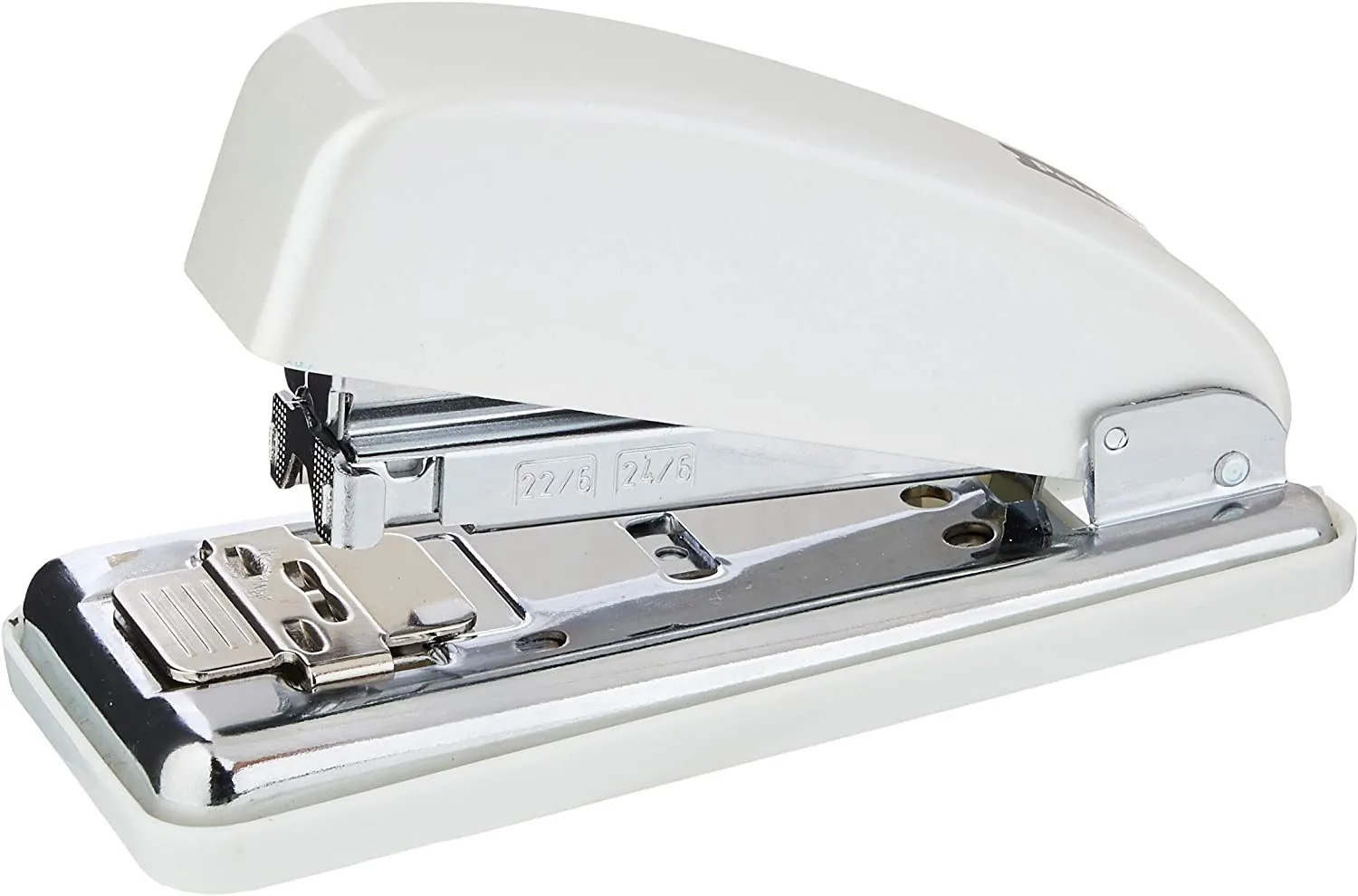Cucitrice metallica Petrus 226 - Fino a 30 fogli - Colore bianco metallizzato - immagine 1