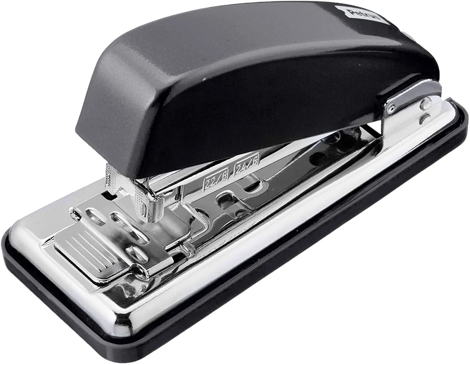 Cucitrice metallica Petrus 226 - Fino a 30 fogli Colore nero metallizzato - immagine 1