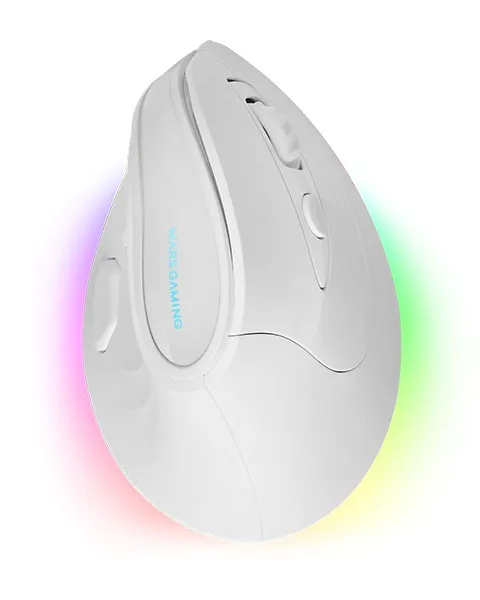 Mars Gaming MMSKW mouse Mano destra RF senza fili + Bluetooth Ottico 8400 DPI - immagine 1