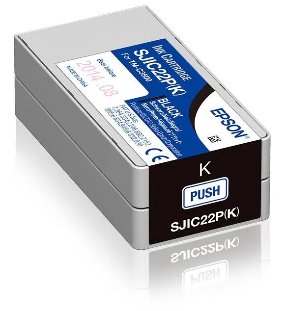 ORIGINALE Epson Cartuccia d'inchiostro nero C33S020601 SJIC22P-K 326ml - immagine 1