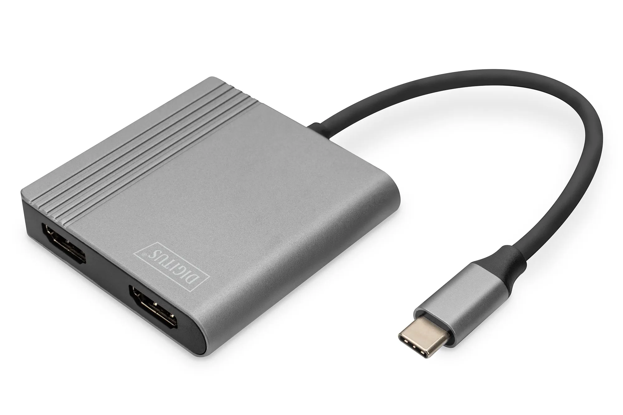 Digitus Adattatore Grafico Usb Type-C Hdmi 4K 2In1 - immagine 1