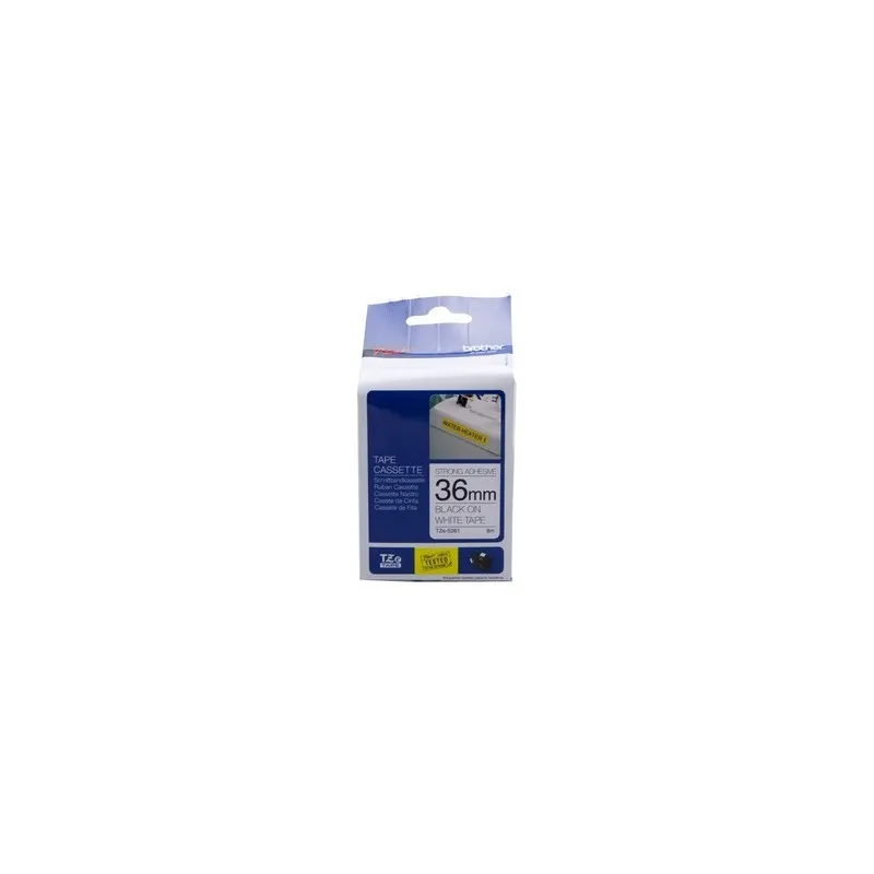 ORIGINALE Brother Nastro Nero su bianco TZe-S261 TZ-S261 36 mm x 8 m laminato - immagine 1