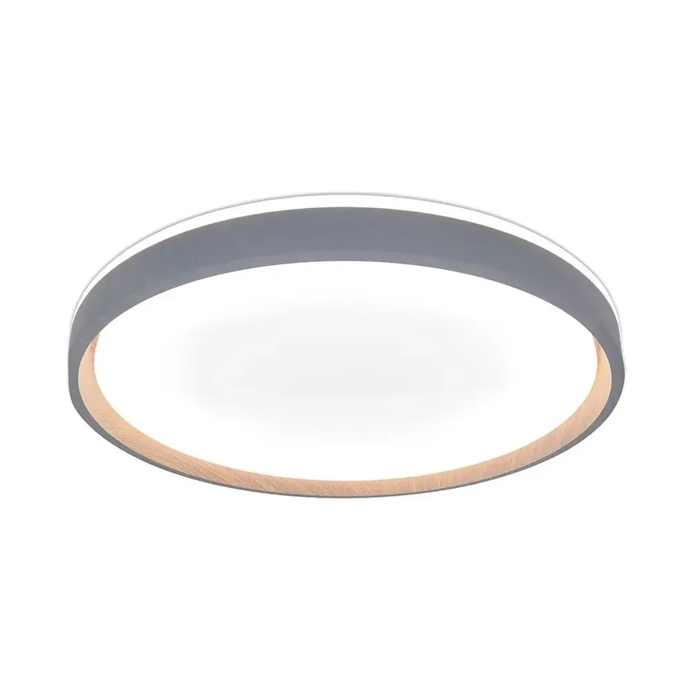 V-TAC Lampadario LED 40W a Plafone con Telecomando Ø391mm Legno CCT Dimmerabile - immagine 1