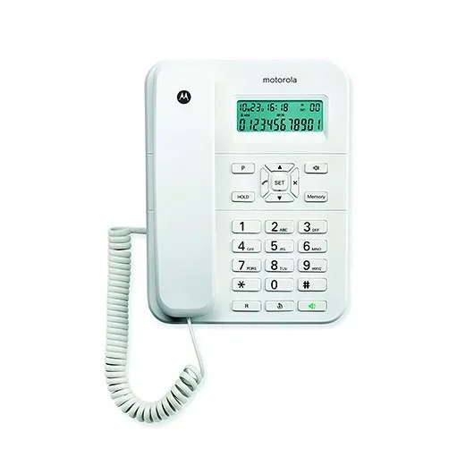 Motorola CT202 Telefono analogico Identificatore di chiamata Bianco - immagine 1