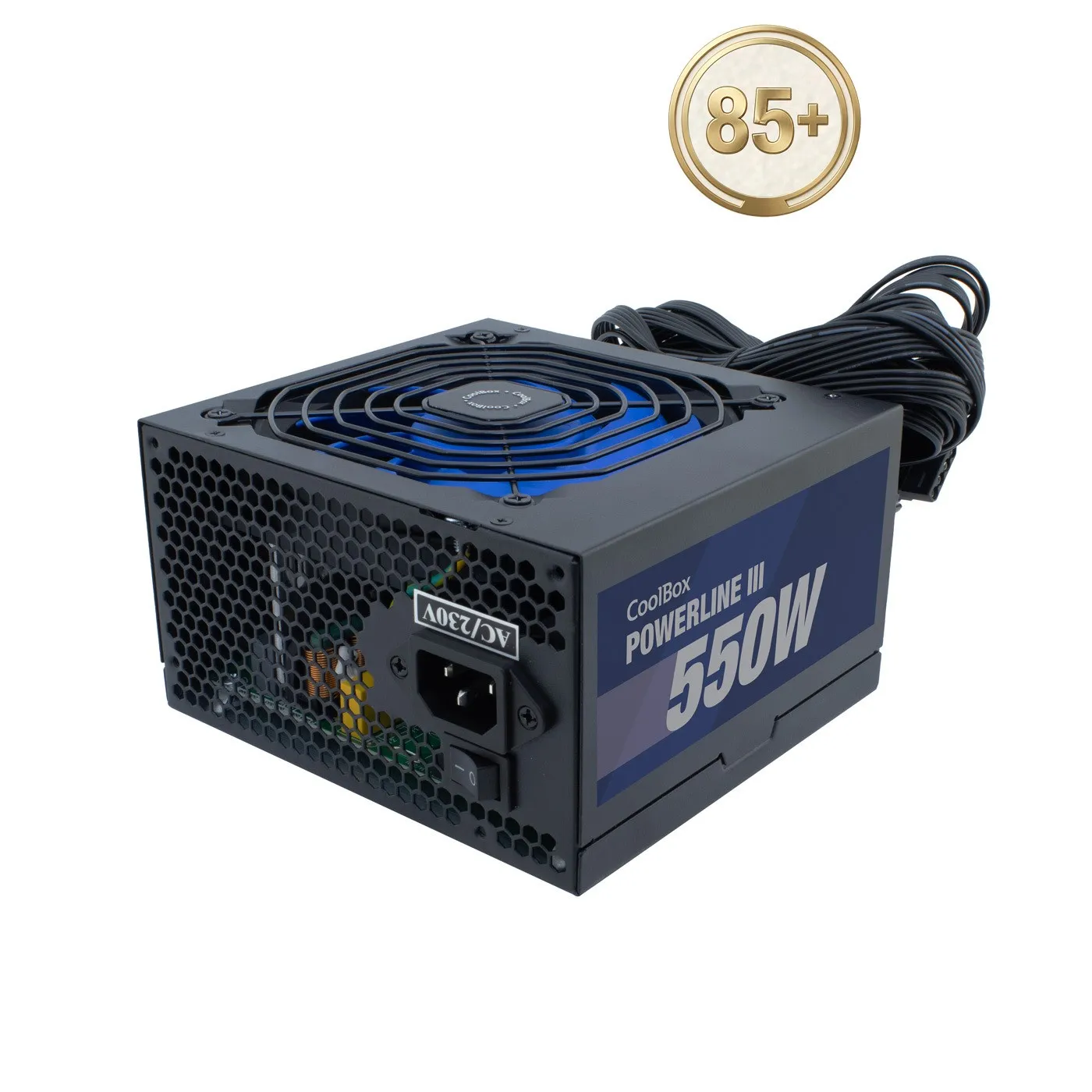 CoolBox COO-FAPW3-550 alimentatore per computer 550 W Nero - immagine 1