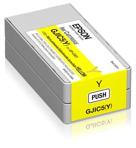 ORIGINALE Epson Cartuccia d'inchiostro giallo C13S020566 GJIC5-Y 325ml - immagine 1