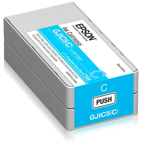 ORIGINALE Epson Cartuccia d'inchiostro ciano C13S020564 GJIC5-C 325ml - immagine 1
