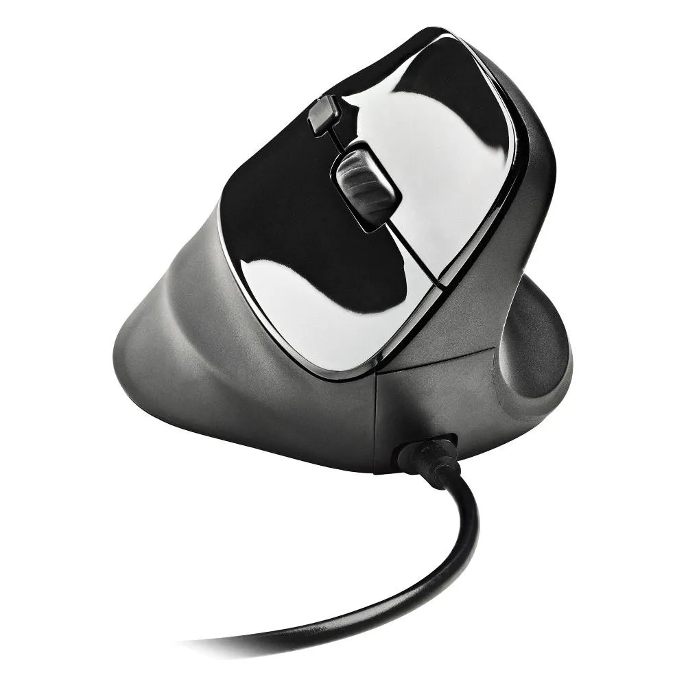 Mouse laser verticale ergonomico NGS Samsara 3200 dpi - 5 pulsanti - Silenzioso - Nero - immagine 1