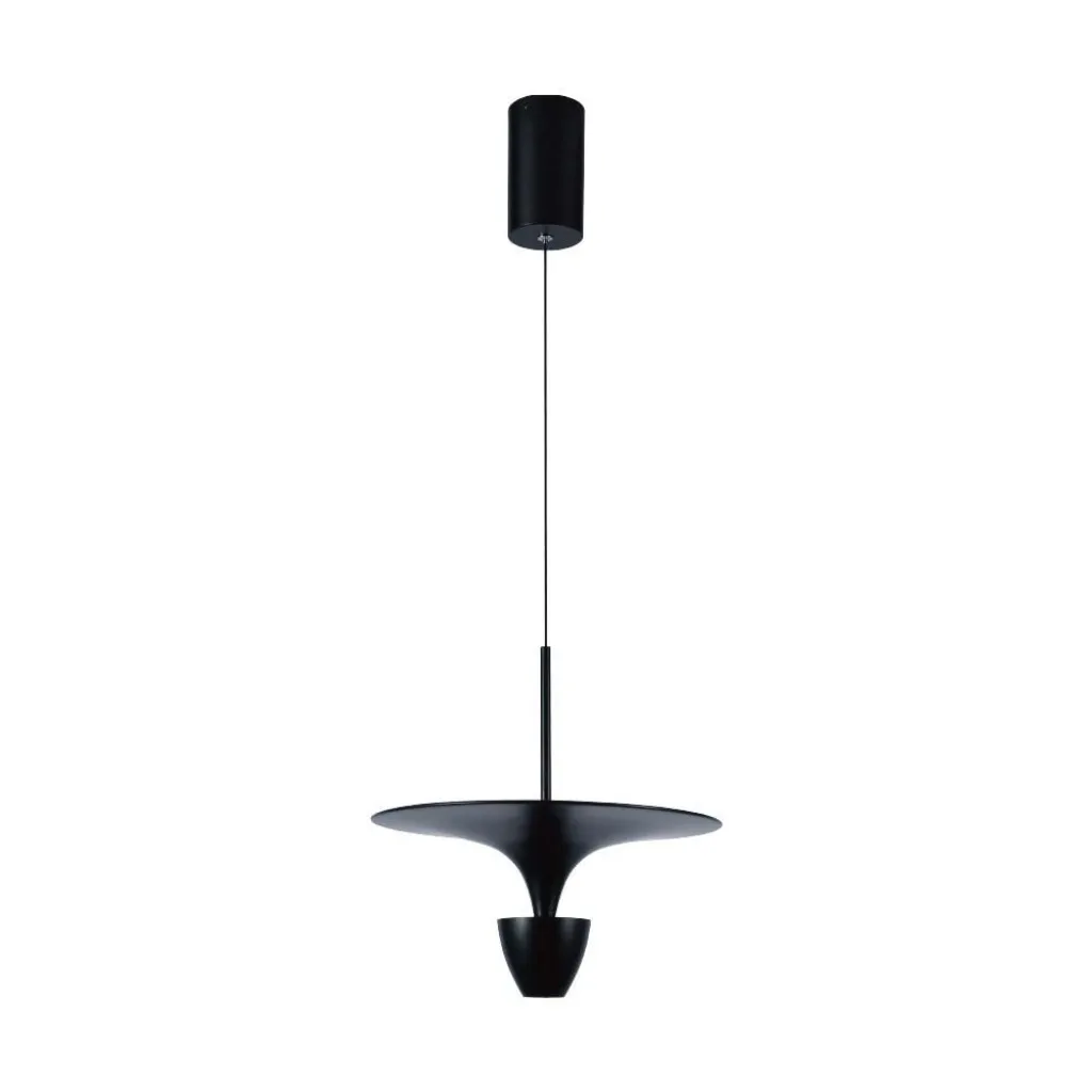 V-TAC Lampadario LED 9W dal Design Moderno 30*320*100Cm Colore Nero 4000K - immagine 1