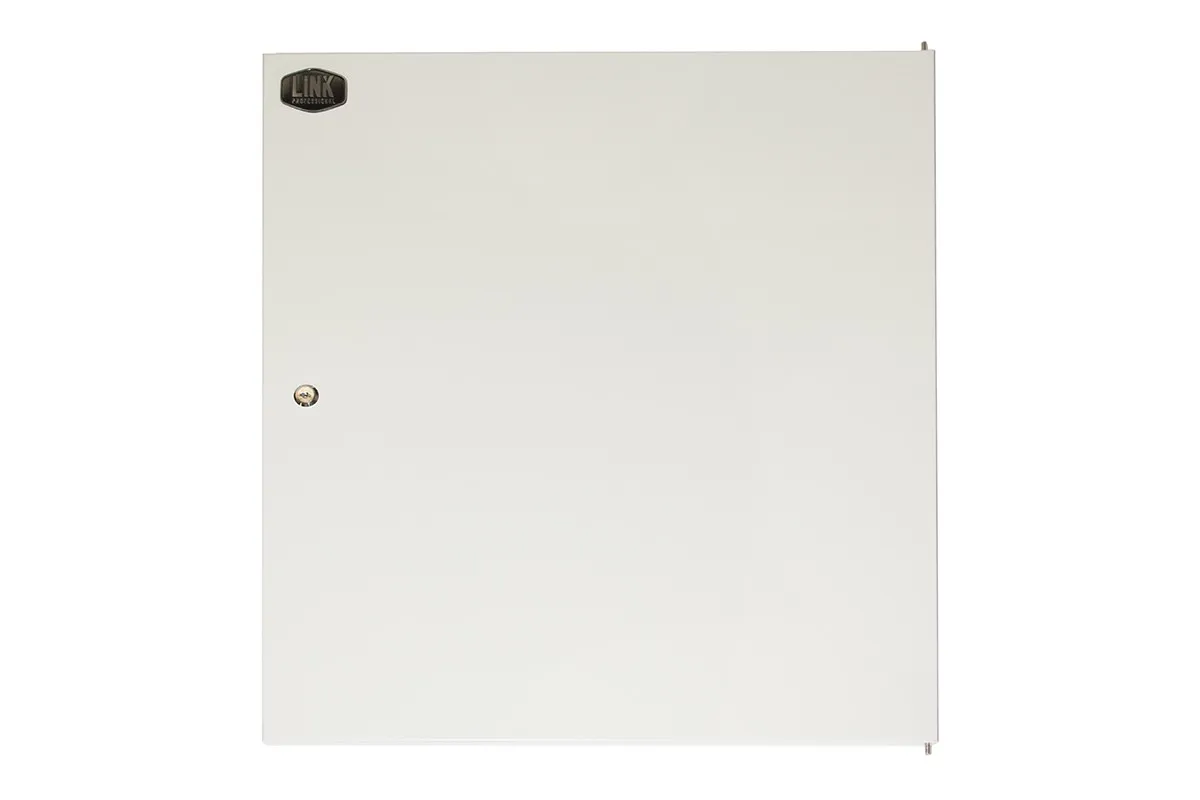 PORTA CHIUSA IN METALLO PIENO CON SERRATURA PER ARMADIO LINK 15U LK1915UGF GRIGIO - immagine 1