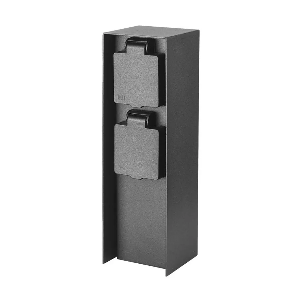 V-TAC Bollard Socket 16A MAX. 3600W Power Pile Stainless Steel - immagine 1