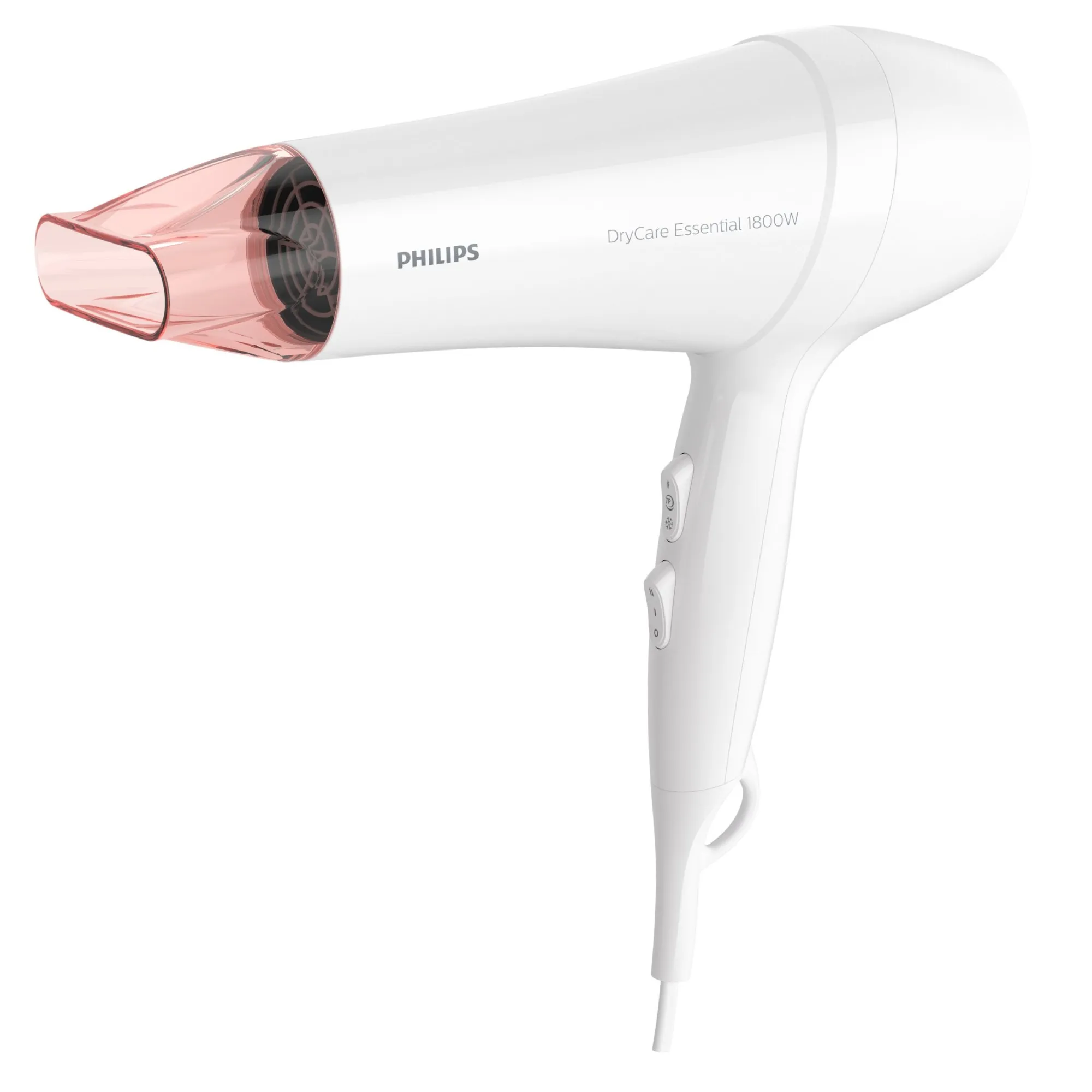 Philips Asciugacapelli Thermoprotec 1800W Bianco Con Beccuccio - immagine 1