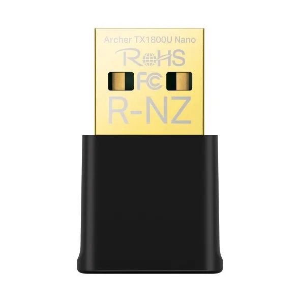 Scheda Ax1800 Wifi6 Usb Adapter 201 Mbps At 5 Ghz + 574 Mbps At 2.4 - immagine 1