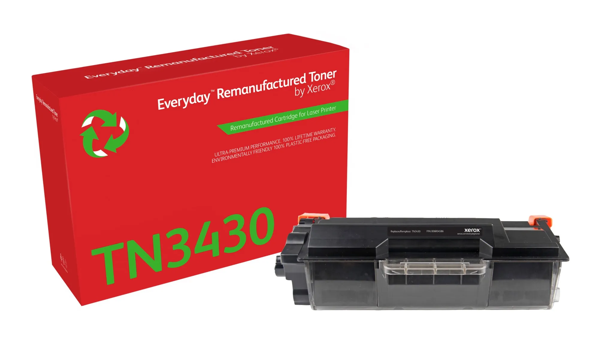 Everyday Toner rigenerato di Xerox Mono compatibile con Brother TN-3430 Capacità standard - immagine 1