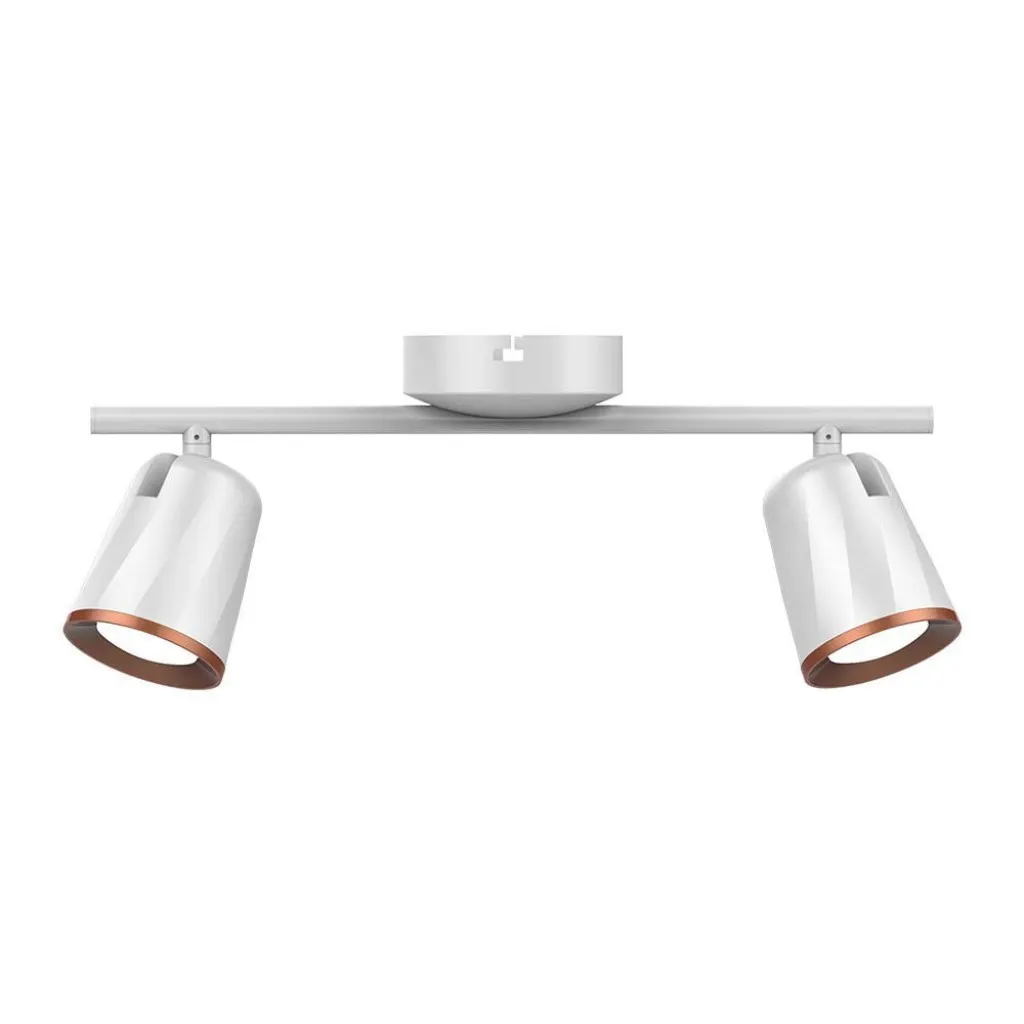 V-TAC Faretto LED da Muro Doppio 12W con Testa Orientabile Colore Bianco 4000K IP20 - immagine 1