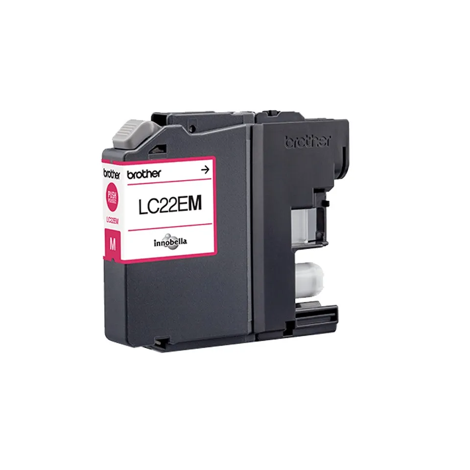 ORIGINALE Brother Cartuccia d'inchiostro magenta LC22EM LC-22E 1200 pagine 118ml - immagine 1