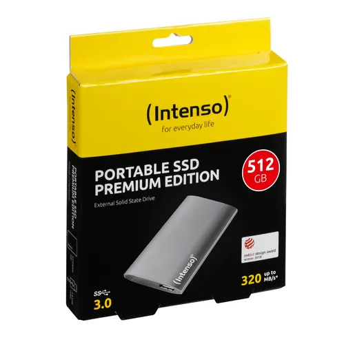 Intenso SSD Esterno Premium 512gb 1,8 USB 3.2 500 MB/S 3823450 - immagine 1