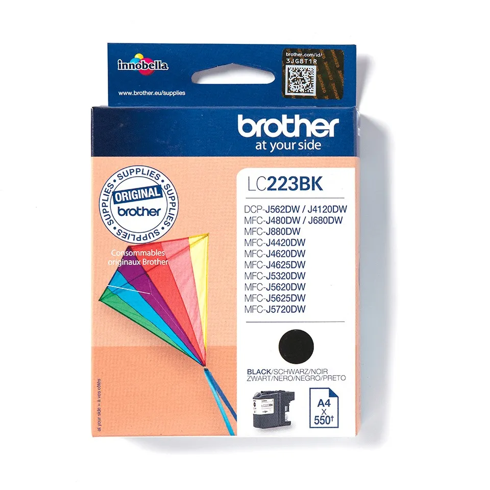 Originale Brother LC223 cartuccia nero - LC223BKBP - immagine 1