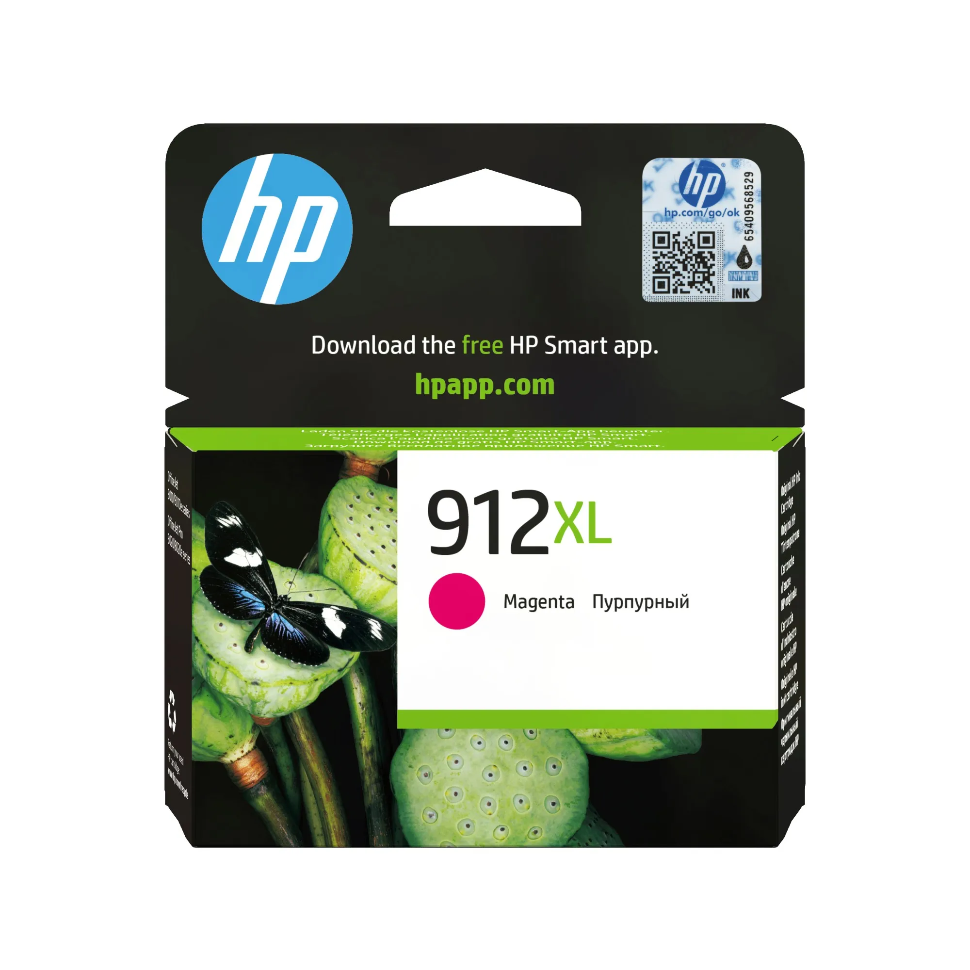 Hp Cart Ink Magenta N. 912Xl Per Officejet 8012 8013 8014 8015 8022 8024 8025 8035 Ts - immagine 1