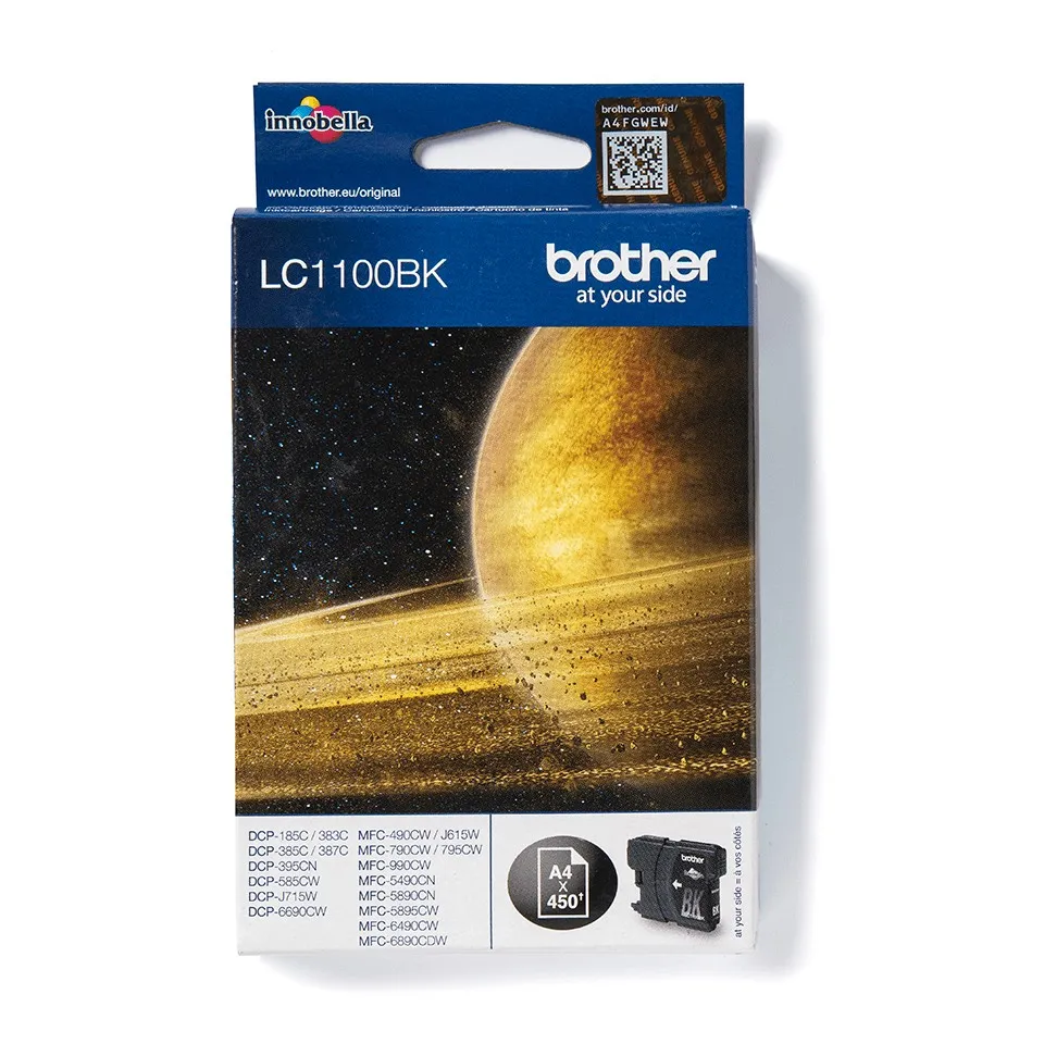 Originale Brother LC1100 cartuccia nero- LC1100BK - immagine 1