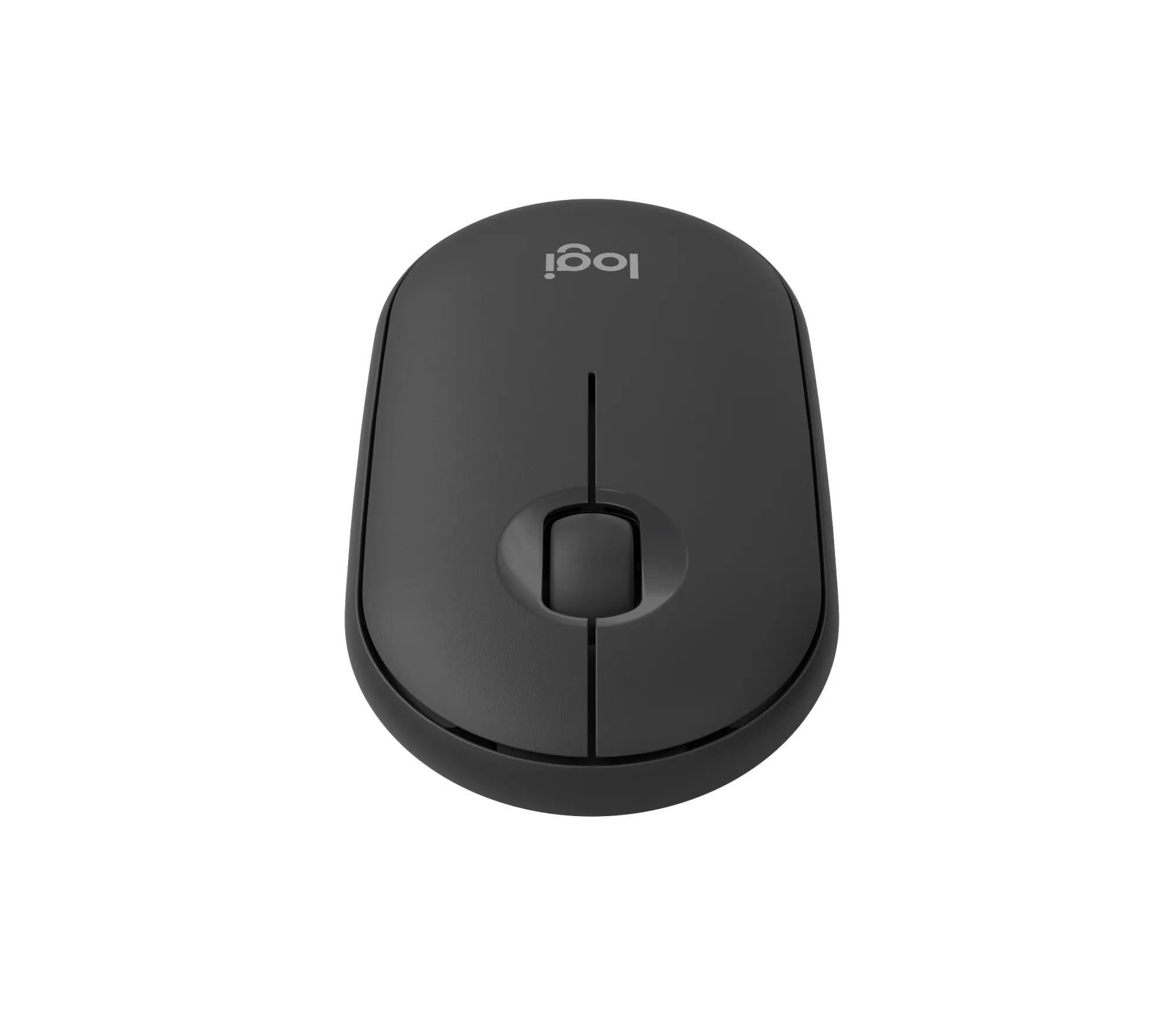 Mouse M350 Log Pebble Ii Graphite Con Scrolling Bluetooth - immagine 1