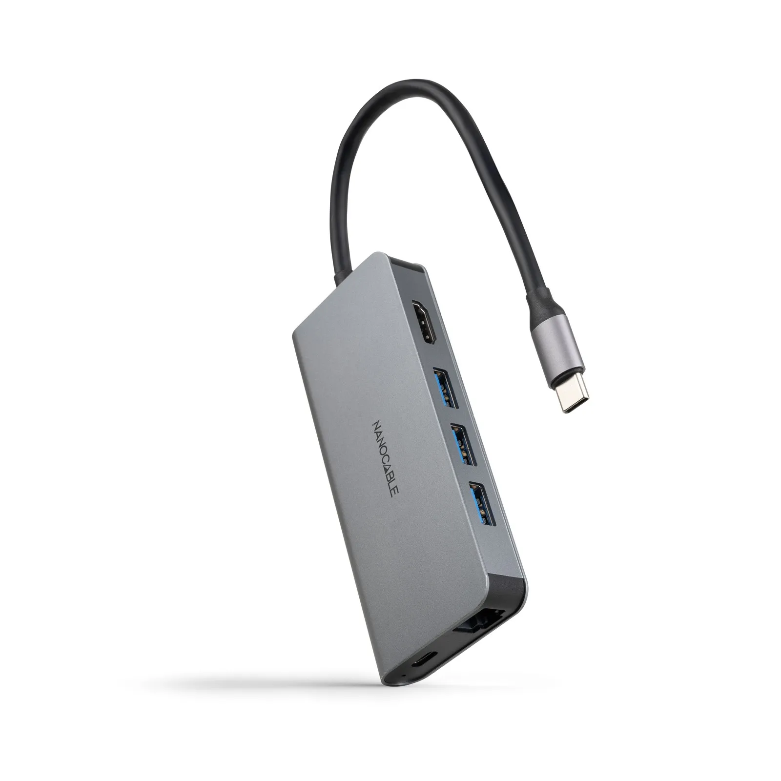 Nanocable 10.16.4609 replicatore di porte e docking station per laptop Cablato USB 3.2 Gen 1 (3.1 Gen 1) Type-C Grigio - immagine 1
