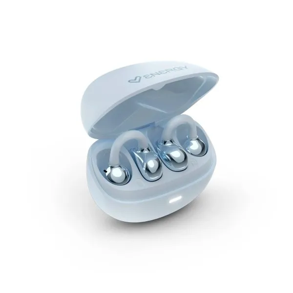 Cuffie Energy Systems StreetPods Open Sound - True Wireless Stereo - Bluetooth 6.0 - Fino a 20 ore di autonomia - Microfono e assistente vocale integrati - Design ergonomico degli auricolari - Blu - immagine 1