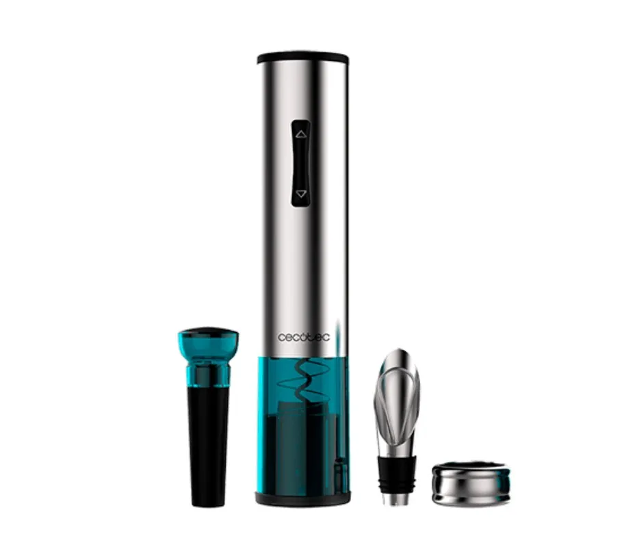 Cecotec 02310 cavatappo Apribottiglia di vino elettrico Blu Acciaio inox - immagine 1