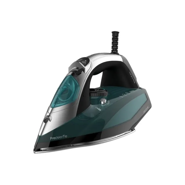 Cecotec 05521 ferro da stiro Ferro da stiro a secco e a vapore Alluminio 2600 W Nero Verde - immagine 1