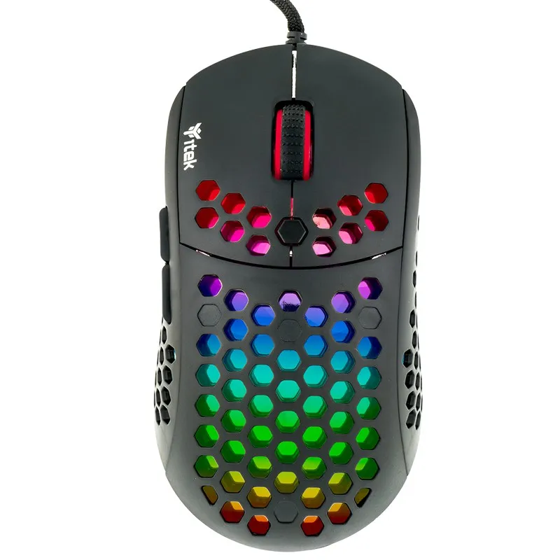 Itek Mouse Gaming 12000Dpi Rgb Software Sensore P3327 Leggero A Nido Dape - immagine 1