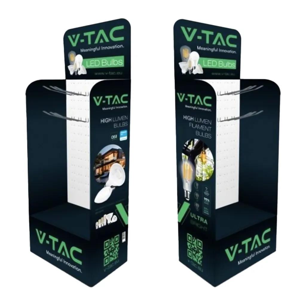 V-TAC Espositore da Terra V-Tac Pro Plastificato Componibile 5 Ripiani - immagine 1