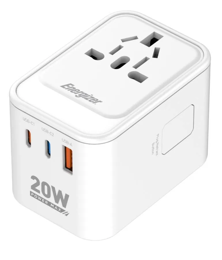 Presa Da Viaggio Internaz.Pd20W 2 Usb C 1 X Usb A Travel Plug - immagine 1