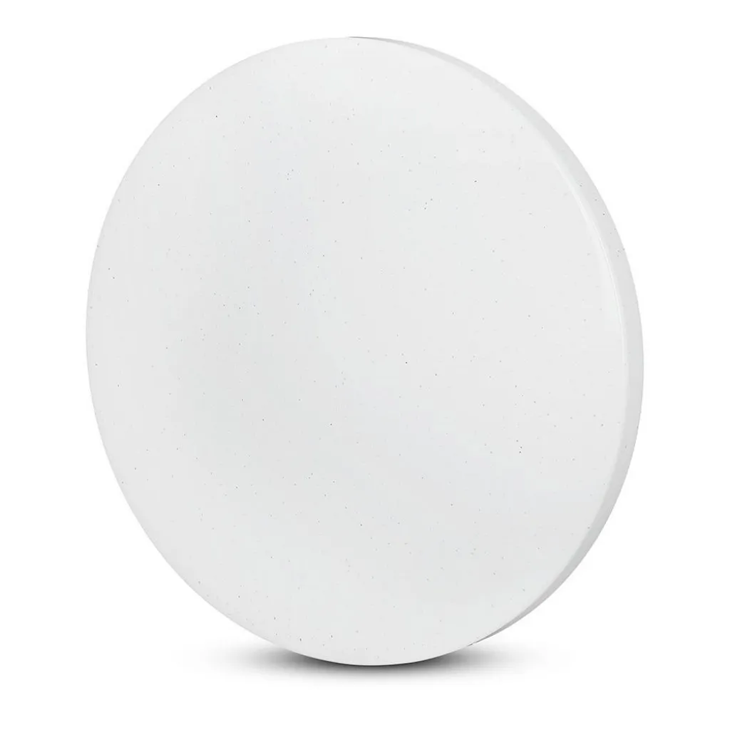 V-TAC Plafoniera LED Rotonda 36W con Interruttore Cambia Colore 3 in 1 Effetto Stellato d: 480mm h: 65mm - immagine 1