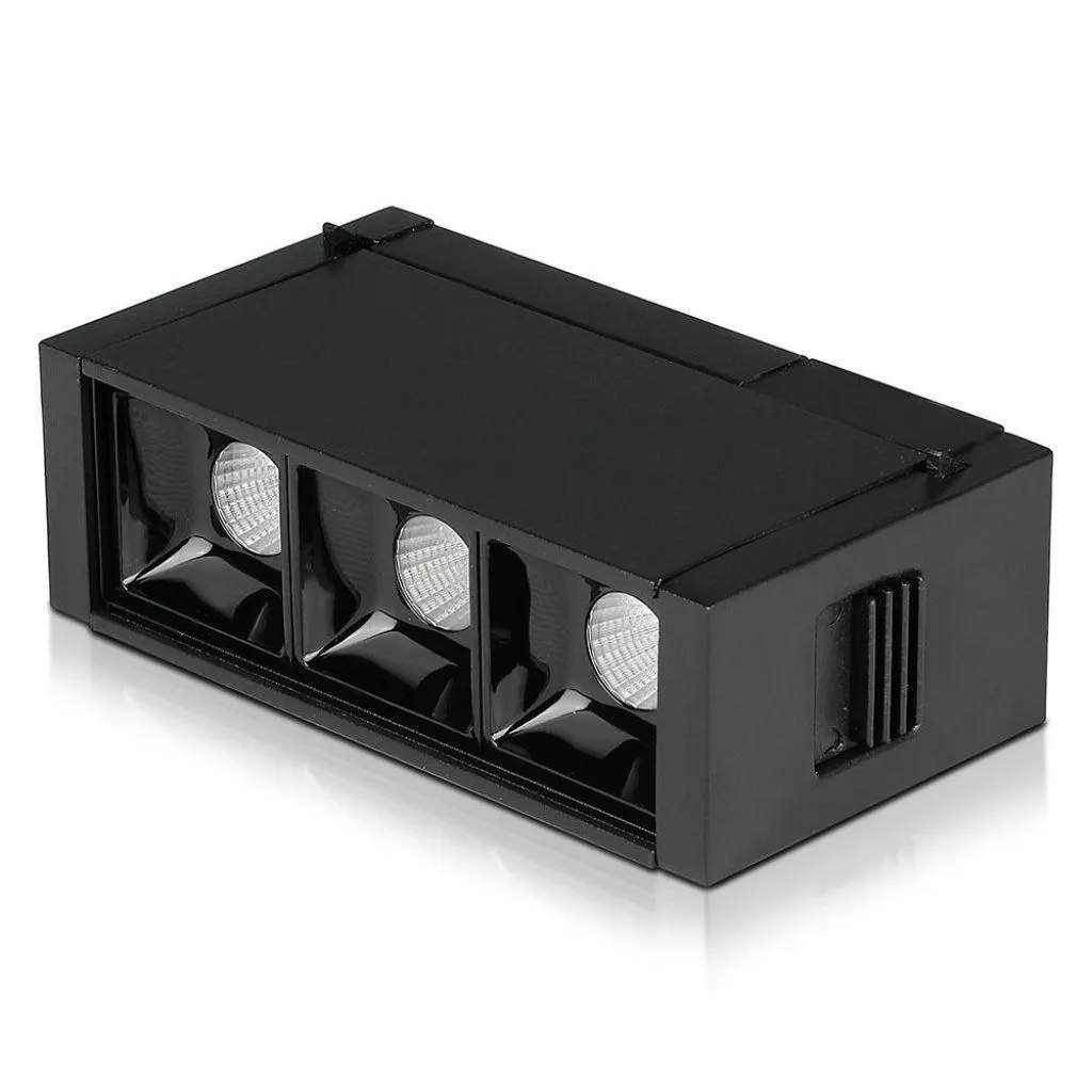 V-TAC Faretto LED SMD Lineare da Binario Magnetico 3W (3*1W) 24V UGR90 - immagine 1