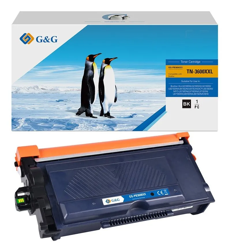 Toner G&G Br Tn3600Xxl K 11000 Pag - immagine 1