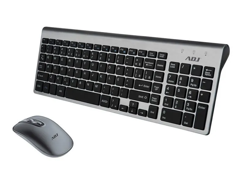 Tastiera/Mouse Kit Wifi Platinum Gy 1000Dpi 112Tasti Multiplug&Play Adj - immagine 1