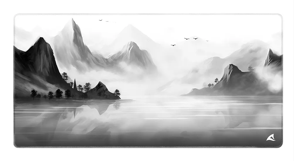 Sharkoon Skiller Sgp40 D9 Mousepad Tappetino Gaming 1000 X 500 X 3 Mm Nebbia Nero/Bianco - immagine 1