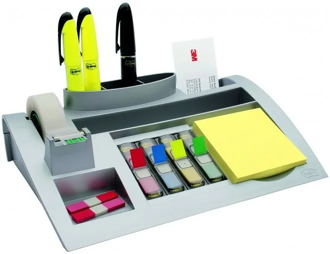 3M C50 organizzatore per cassetto di scrivania Argento - immagine 1