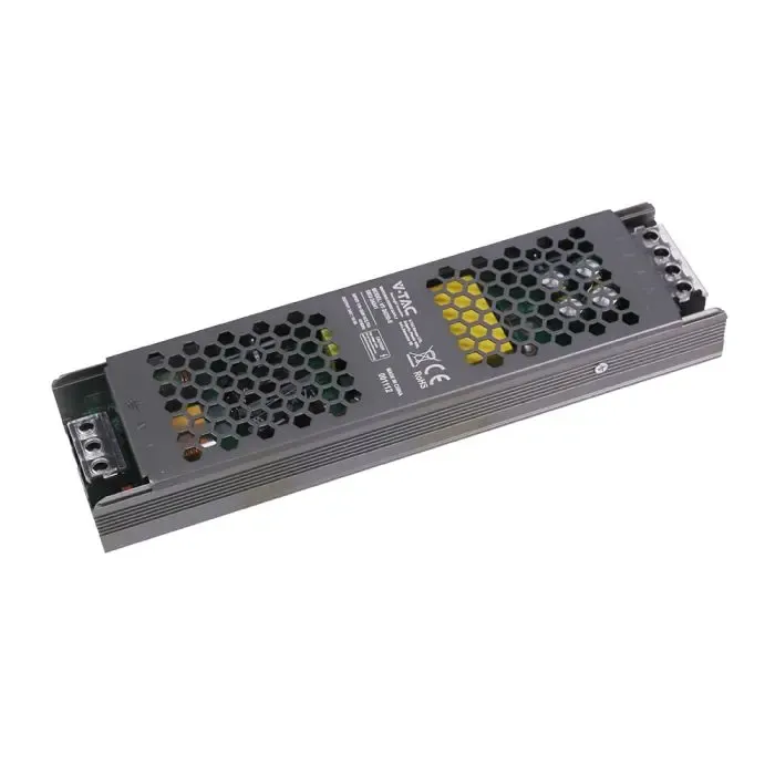 V-TAC Alimentatore LED Slim in Metallo 250W 24V 10.5A con 1 Uscita 246x63x30mm IP20 - immagine 1