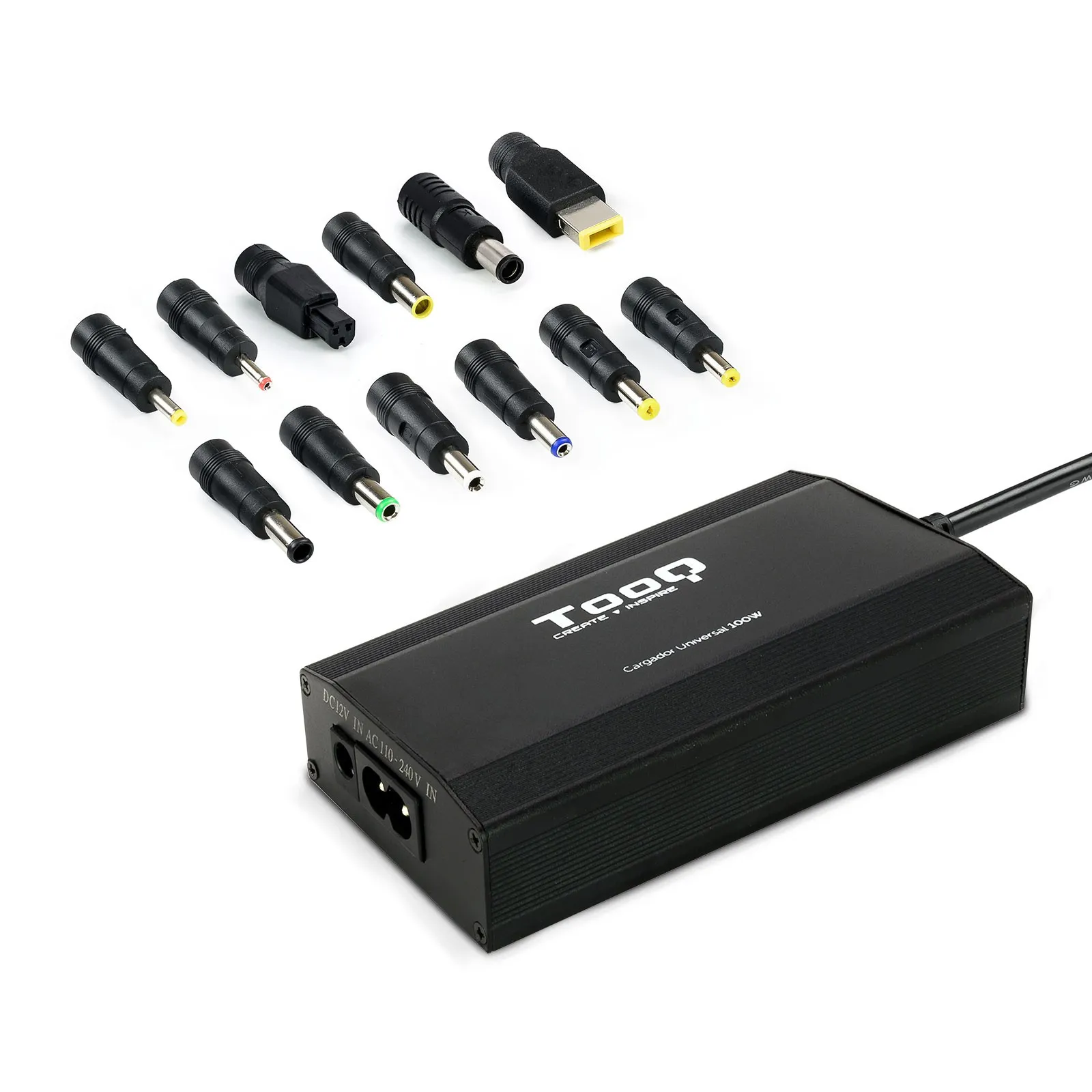 TooQ TQLC-100BS01M Caricabatterie per dispositivi mobili Nero Auto Interno Esterno - immagine 1